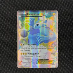 Thundurus EX - 98/108 - Roaring Skies - XY - Ultra Rare - Full Art - Pokemon - Image 2