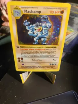 Pokemon Machamp - (Base Set Shadowless) 008/102 Deck Exclusives Holo MP - Image 1