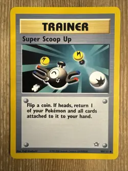 Super Scoop Up 98/111 Uncommon Neo Genesis Unlimited Pokemon WOTC VLP 2000 - Image 1