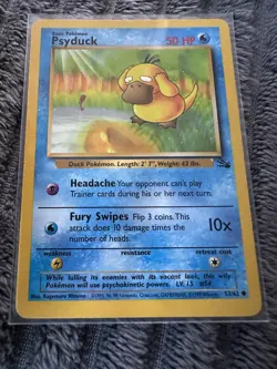 Psyduck 053/062 - Non Holo - Fossil - 1999 Pokemon TCG - Vintage - Image 1