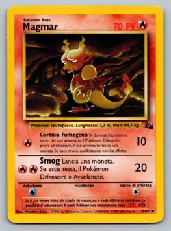 Pokemon TCG Fossil Magmar 39/62 - Image 1