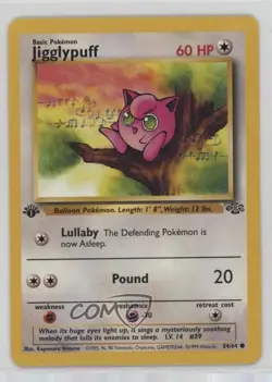 Jigglypuff 1st Ed. Pokemon Jungle #54 1999 - Image 1
