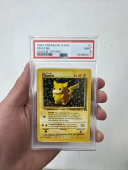 Pokemon TCG Pikachu Ivy League WOTC Promo 1999 PSA 9 Mint - Image 1