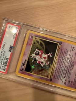 Jungle #6 Mr. Mime-Holo 1st Edition PSA 7 - Image 2