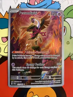 2024 Pokemon Fezandipiti Shrouded Fable #73/64 Illustration Rare Near Mint - Image 1