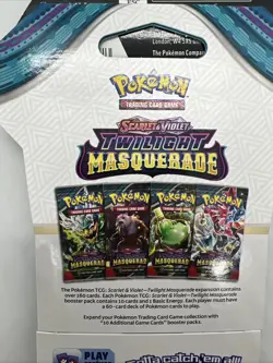 6X Pokemon TCG Scarlet &Violet Twilight Masquerade Sleeved Booster Packs - Image 3