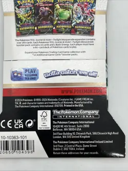 6X Pokemon TCG Scarlet &Violet Twilight Masquerade Sleeved Booster Packs - Image 4