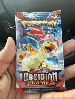 Pokemon TCG Scarlet & Violet - Obsidian Flames Booster Pack (Factory Sealed) - Image 1