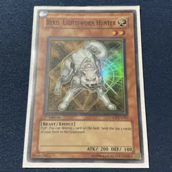 Yugioh Ryko, Lightsworn Hunter LODT-EN022 Super Rare VLP 1ST EDITION - Image 1