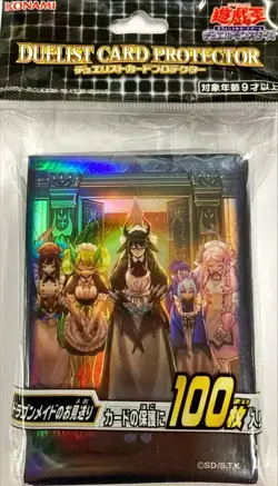 KONAMI YuGiOh Dragonmaid Send-Off Duelist Card Sleeve Protector 100 Pieces - Image 1