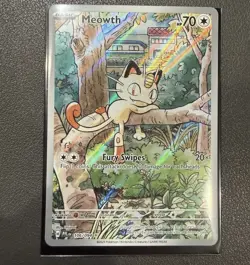 Meowth 106/094 Me02 Phantasmal Flames - Holo Rare Pokemon Card - Mint - TCG - Image 1