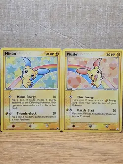 Plusle and Minun Hidden Legends 69/101 67/101 Pokemon Card Connected Art - Image 1