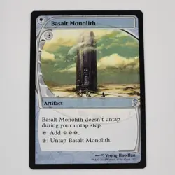 MTG Basalt Monolith (Future Sight) #217 NM Mystery Booster 2 MB2 Magic Card - Image 1