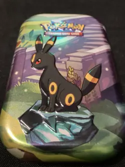 *EMPTY* Pokemon Prismatic Mini Tin - Umbreon - NO COIN. NO ART CARD. NO PACKS #2 - Image 1