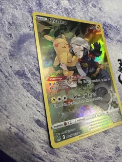 Pokemon TCG Pikachu TG05/TG30 Sword & Shield Lost Origin Trainer Gallery Card - Image 2