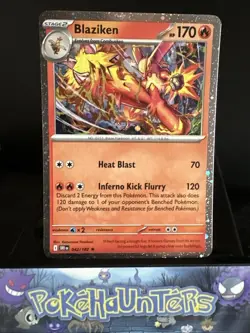 Pokemon Card Blaziken 042/182 Destined Rivals Holo Rare NM - Image 1