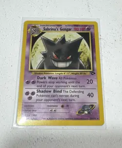 Pokemon TCG Sabrina's Gengar Gym Challenge 29/132 Non-Holo Rare Card - Image 1