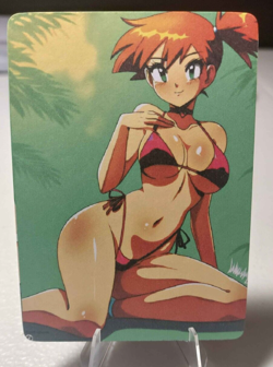 Misty Full Art Goddess Story Pokemon Waifu Trading Card - Image 1