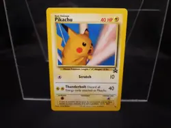 PIKACHU - Black Star Promo - 26 - Pokemon Card - NM - Pikachu! WOTC Not Graded - Image 1
