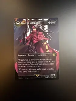 MTG Final Fantasy English Vincent Valentine Borderless 0528 Surge Foil - Image 1
