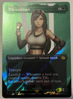 Magic the Gathering MTG Tifa Lockhart Borderless Surge Foil Final Fantasy 536 NM - Image 1