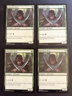 4x Llanowar Elves (168) Dominaria LP MTG Magic The Gathering x4 Playset MKE - Image 1