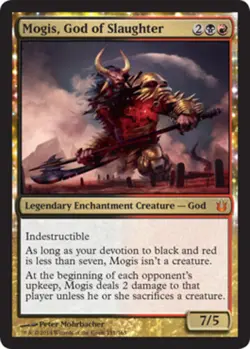 [1x] Mogis, God of Slaughter Near Mint, English Born of the Gods MTG Magic - Image 1