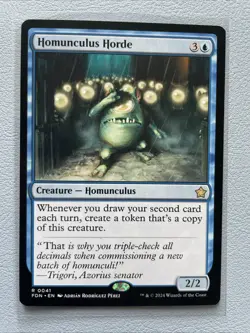 1x Homunculus Horde NM Eng MTG - Foundations - Image 1