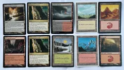 10 x Mixed Lands - Various Sets - Magic: The Gathering - MtG - Image 1