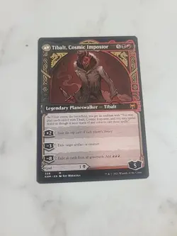 Valki, God of Lies Tibalt, Cosmic Impostor (Showcase) [Kaldheim] MTG Near M - Image 2