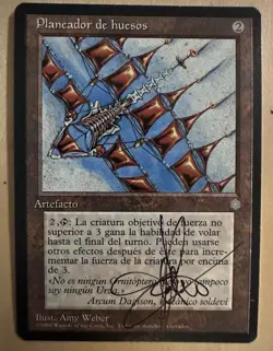MTG ARTIST PROOF Spanish Whalebone Glider Time Walk AP Sketch WEBER Magic - Image 2