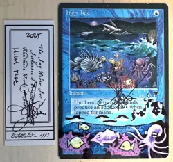 MTG High Tide Alter Altered Sketch Art Amy WEBER Magic - Image 1
