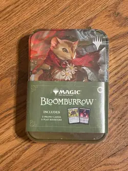 Magic - MTG Bloomburrow Collector Tin -Mabel Mouse - Sealed and Unopened - Image 1
