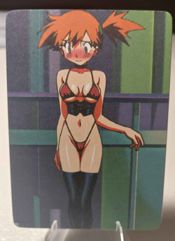 Misty Full Art Goddess Story Pokemon Waifu Trading Card Holofoil - Image 1