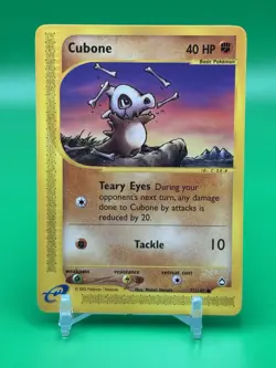 Pokemon Cubone Aquapolis 72/147 Common Non Holo Near Mint Free Shipping L4 - Image 1