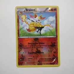 Braixen 12/124 XY: Fates Collide Reverse Holo Uncommon Pokemon TCG LP 2016 - Image 1