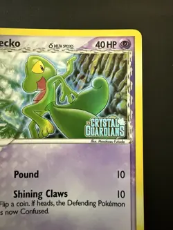 Pokemon TCG 2006 EX Crystal Guardians Treecko 68/100 Stamped Reverse Holo NM+ - Image 3