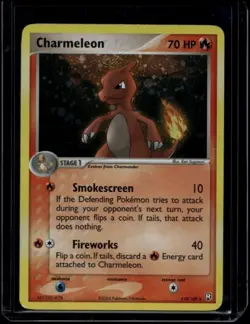 Pokemon TCG Charmeleon 110/109 Team Rocket Returns Secret Holo LP - Image 1