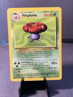 Pokemon TCG Vileplume #31/64 Non Holo Rare Jungle Set WOTC LP VTG 1999 - Image 1