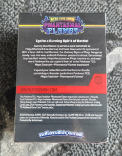New/Sealed Pokemon TCG: Mega Evolution Phantasmal Flames Booster Bundle 6 Pack - Image 3