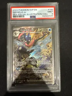 2024 POKEMON SVP EN GRENINJA EX SFA SPECIAL ILLUSTRATION COLL # 132 PSA 9!!! - Image 1