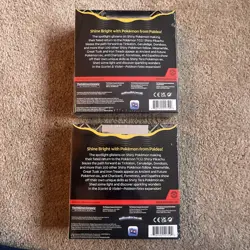 2 Pokemon TCG Scarlet And Violet Paldean Fates Booster Bundle Box Sealed 6 Packs - Image 2