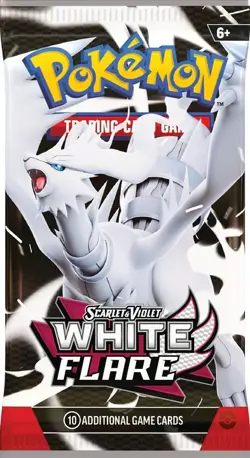 White Flare - Booster Pack- Pokemon TCG [1x Pack] [Sealed] English - Image 1