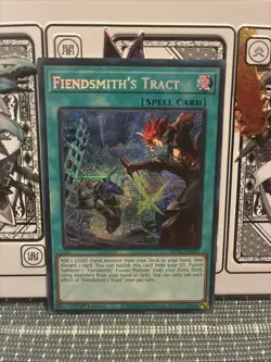 Yu-Gi-Oh! TCG Fiendsmith's Tract Secret Rare 1st Edition - Image 1