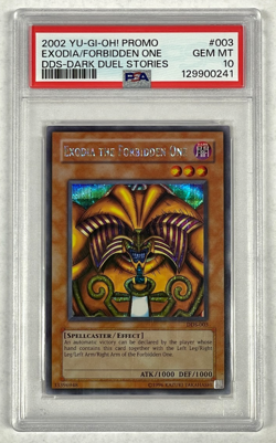 Exodia The Forbidden One Dark Duel Stories Promo 2002 Yu-Gi-Oh! #DDS-003 PSA 10 - Image 1