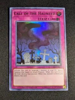 Yugioh - Call Of The Haunted LART-EN009 Ultra Rare Lost Art Promo NM - Image 1