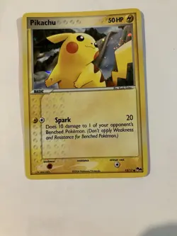 Pokemon Pikachu TCG Pop Series 4 Promo Card 13/17 Mint - Image 1