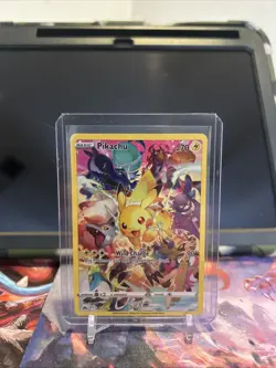 Pokemon Pikachu TCG Crown Zenith Full Art Secret Rare Card 160/159 NM Condition - Image 1