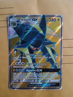 Pokemon TCG Vikavolt GX Full Art Holo Card 134/145 Sm-Guardians Rising - Image 1