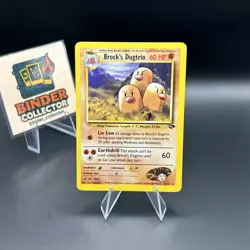 Pokemon Card - Brock's Dugtrio Gym Challenge 22/132 Rare - Image 1